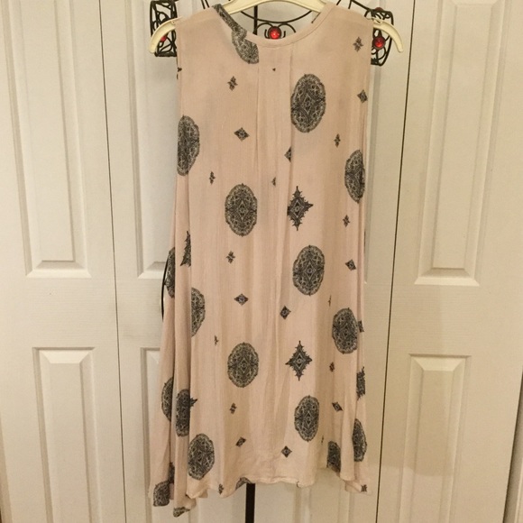 FREE PEOPLE Tree Swing Tunic Top Mini Dress Cream - Picture 5 of 6